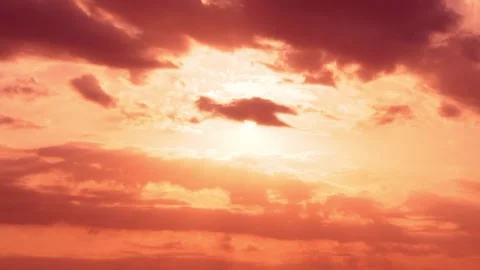 Air Plane Window View, Aerial Drone View Dramatic Orange Red Sky at Sunset Sun a Stock Footage 266998542