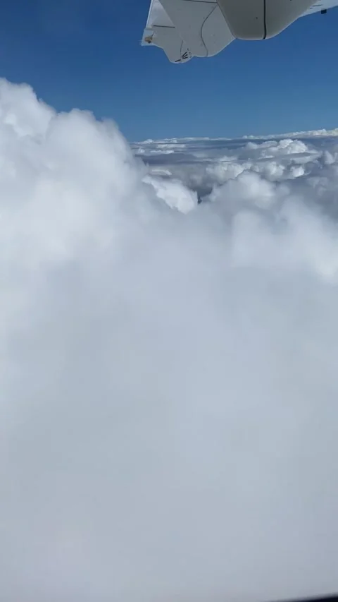 Air plane window view Stockbeeldmateriaal 344546520