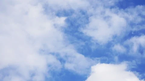 Air plane window view time lapse clouds and blue sunny sky. 4K. 動画素材 229894108