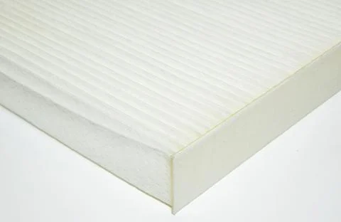 Air pollen filter on white background Stock Photos