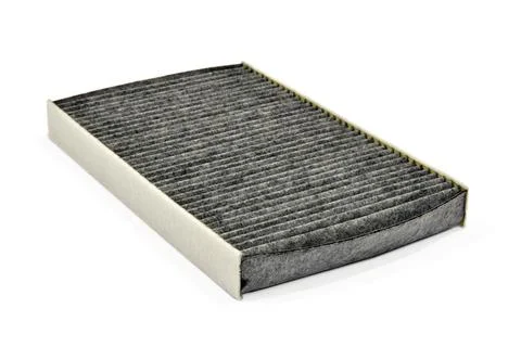 Air pollen filter on white background Stock Photos