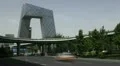 Air Pollution and Huge Traffic in Beijing CBD, China, CCTV, time lapse HD Footage