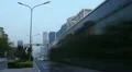Air Pollution and Huge Traffic in Beijing, China due to dust storm, time lapse HD Footage