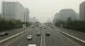 Air Pollution and Huge Traffic in Beijing, China, Big City Car Traffic Jam HD Footage