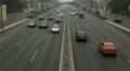 Air Pollution and Huge Traffic in Beijing, China, Big City Car Traffic Jam HD Footage