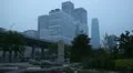 Air Pollution in Beijing CBD, China Dust Storm, Yintai Center, time lapse HD Footage