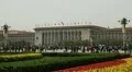 Air Pollution in Beijing, China, Tiananmen Square, Gate to Forbidden City HD Footage