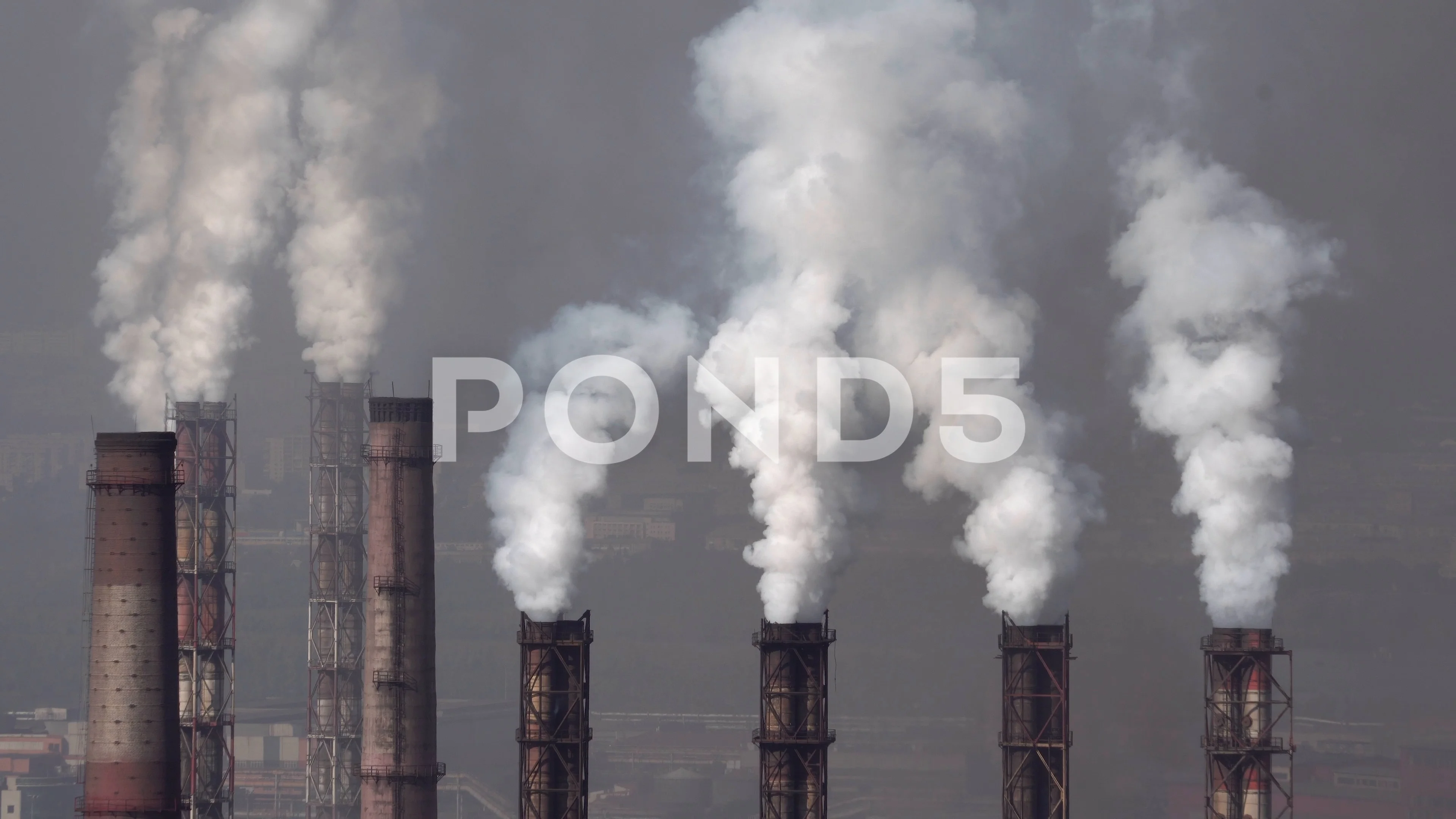 factory smoke air pollution