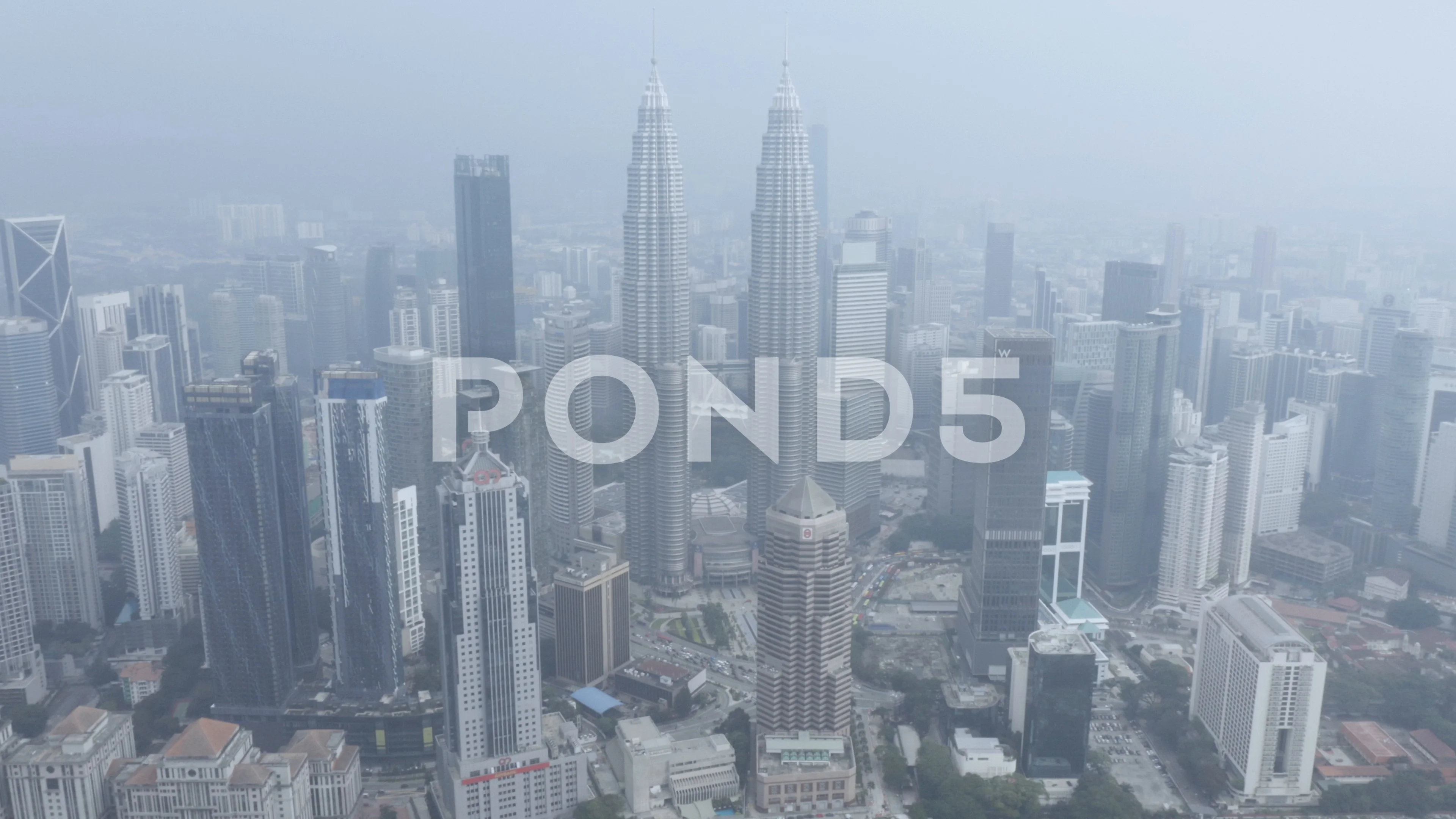 Air Pollution Covering Kuala Lumpur City Stock Video Pond5