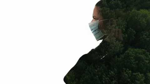 Air pollution ecology problem green lungs health Stock Footage 151503555