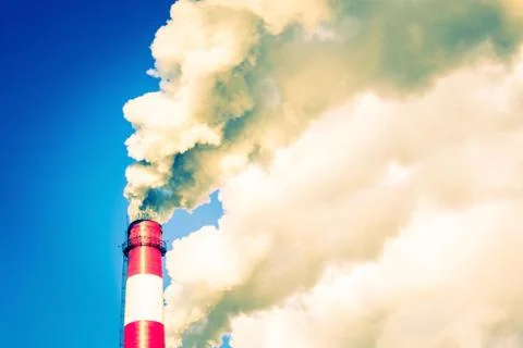 Air pollution emissions. Stock Photos