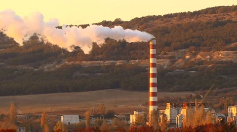 Air pollution Stockbeeldmateriaal 995387