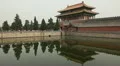 Air Pollution, Gate to Forbidden City, Center Beijing, China, Smog, Tourists HD Footage