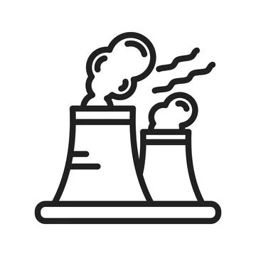 Air Pollution Icon Image. Illustrazione stock