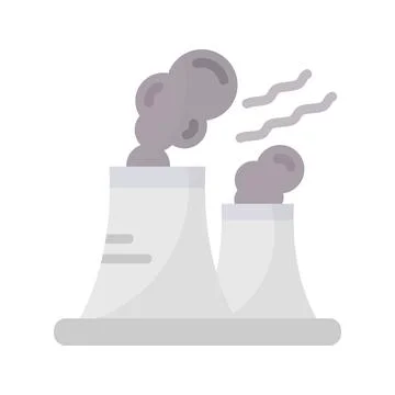 Air Pollution Icon Image. Stock Illustration