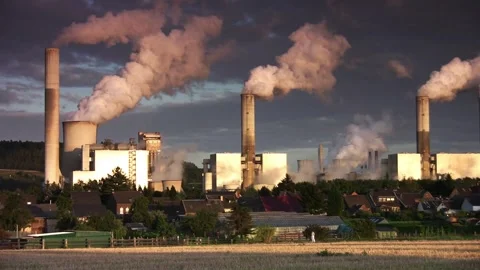 Air pollution industry environment factory pollutants Stock Footage 336573787