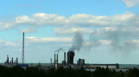 Air pollution panorama Video stock 39844615