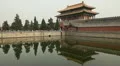 Air Pollution, Smog, Gate to Forbidden City, Center Beijing, China, Tourists HD Footage