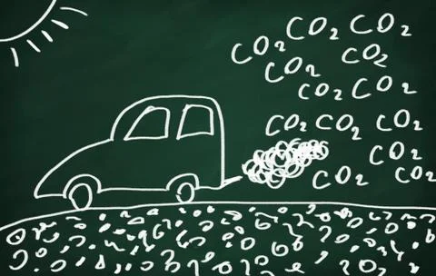 Air polution and global warming. Stock Photos