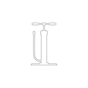 Air Pump. flat vector icon Stock Illustration