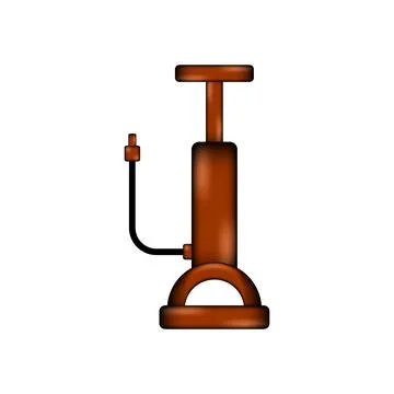 Air pump icon. Stock Illustration