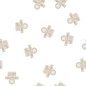 Air purification glyph seamless pattern Stockillustratie