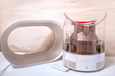 Air purifier with cooling function. Humidifier Stock Photos