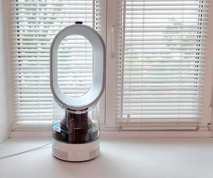 Air purifier with cooling function. Humidifier Stock Photos