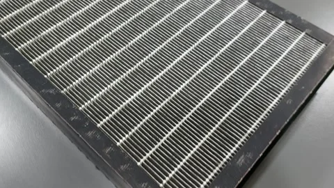 Air Purifier Filter component : Pre Filter, Carbon Filter, and HEPA filter Stock Footage 231760538