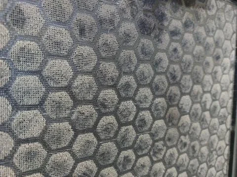 Air Purifier Filter component : Pre Filter, Carbon Filter, and HEPA filter Stock Photos