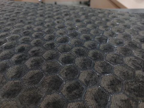 Air Purifier Filter component : Pre Filter, Carbon Filter, and HEPA filter Stock Photos