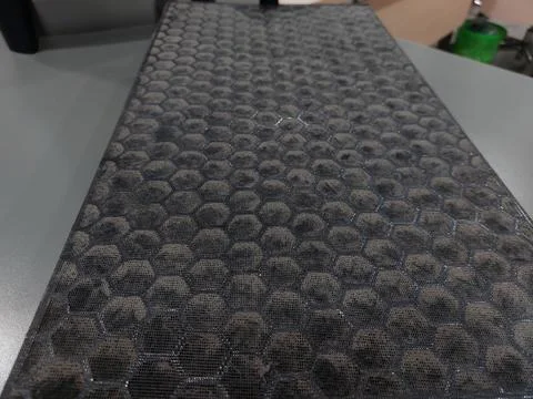 Air Purifier Filter component : Pre Filter, Carbon Filter, and HEPA filter Stock Photos