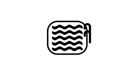 Air Purifier Filter Icon Stock Footage 340305658