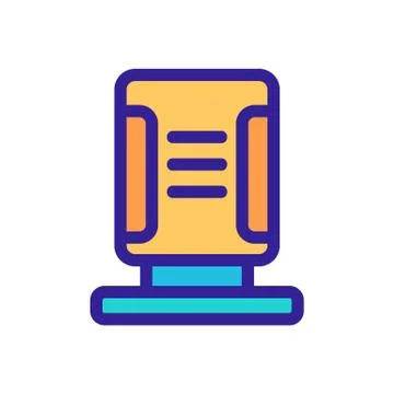 Air purifier icon vector. Isolated contour symbol illustration Illustrazione stock