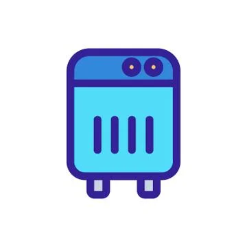 Air purifier icon vector. Isolated contour symbol illustration Stockillustratie