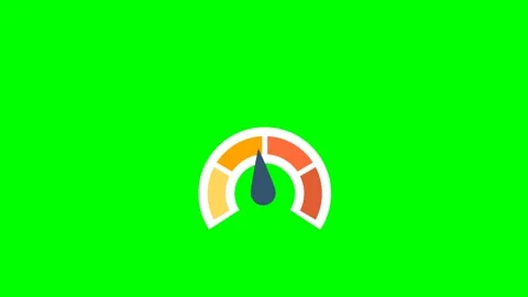 Air quality meter scale. Air pollution measuring icon. Check, air quality, clean Stock Footage 314214868
