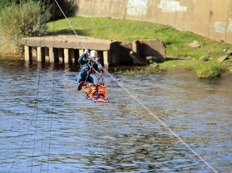 Air rescue Stock Photos
