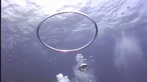 AIR RING BUBBLE Stock Footage 306591716