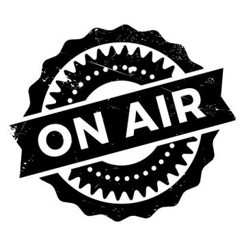 On Air rubber stamp イラスト素材