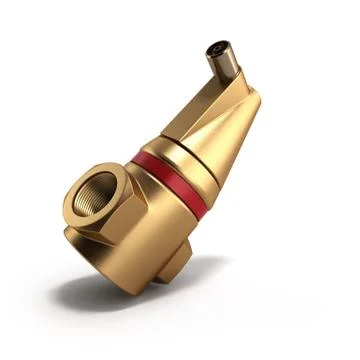 Air separator for plumbing 3D rendering on a white background Stock Illustration