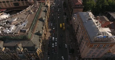 Air shooting of downtown Stock-Footage 90223293