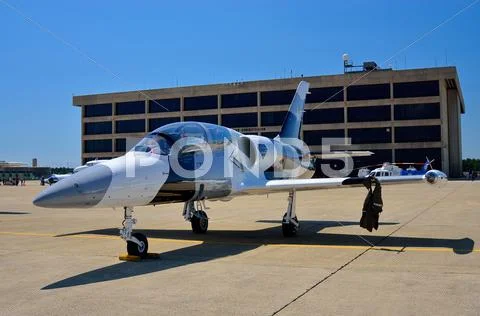 Air show fighter jet Stock Photos