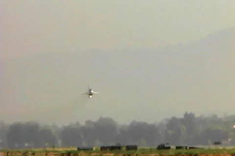 Air show jet Stock Footage 7138171