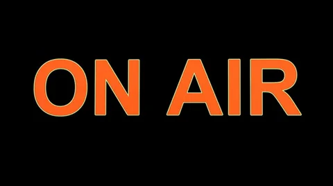 "ON AIR" SIGN Stock-Footage 33087042