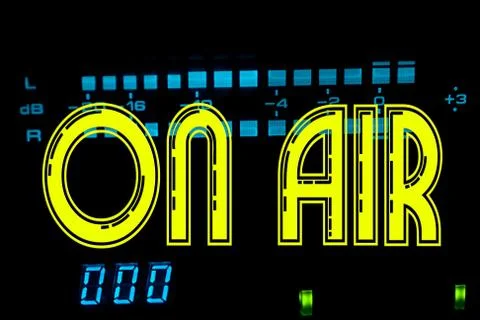 On air sign Stock Illustration