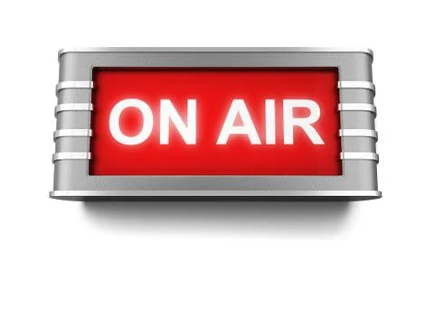 On air sign Stock Illustration