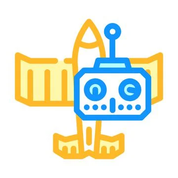 Air simulation color icon vector illustration Stock Illustration