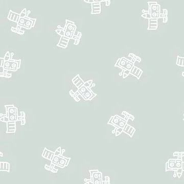 Air simulation line vector seamless pattern Stock Illustration