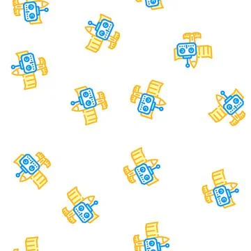 Air simulation vector seamless pattern Stock Illustration