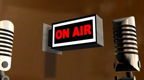 On Air - Studio Background dolly shot - Music Record Studio Video stock 41091565